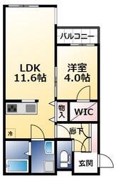 ヴィエント南巽の物件間取画像